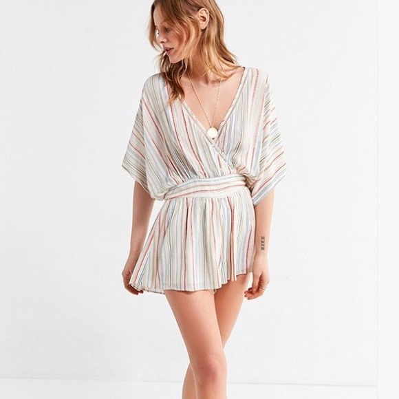 Urban Outfitters moonstruck stripe romper - Picture 3 of 8